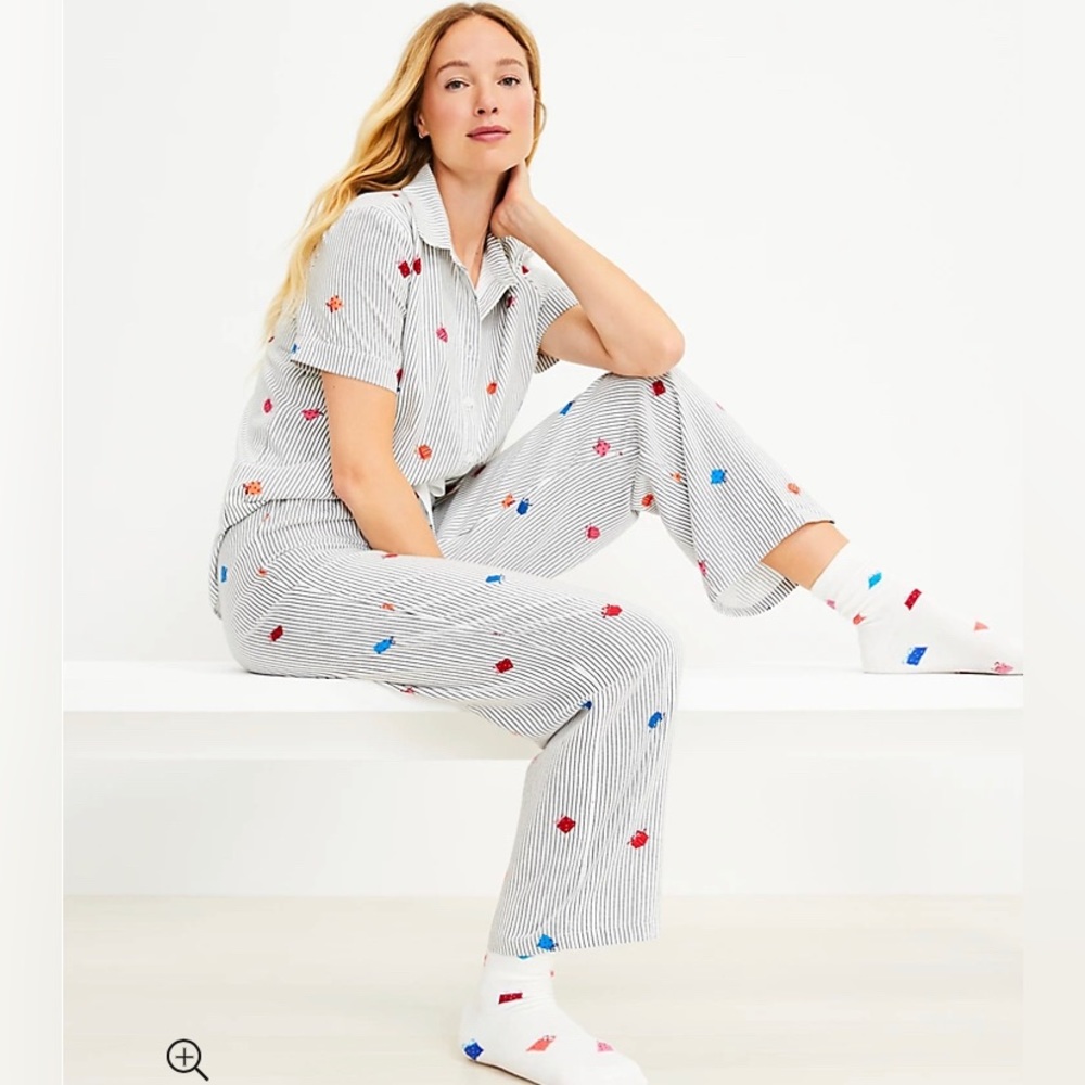 LOFT NWT "Great Gift" Pajama Pants
